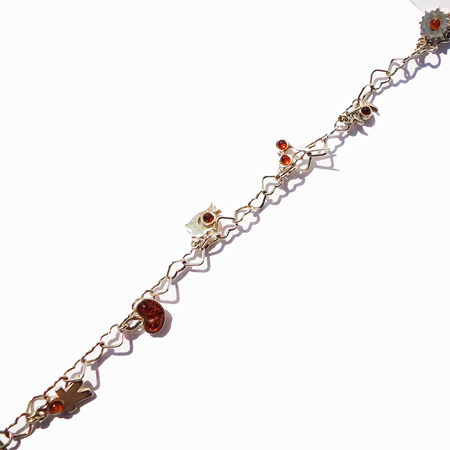 Amber Charm Bracelet 5046