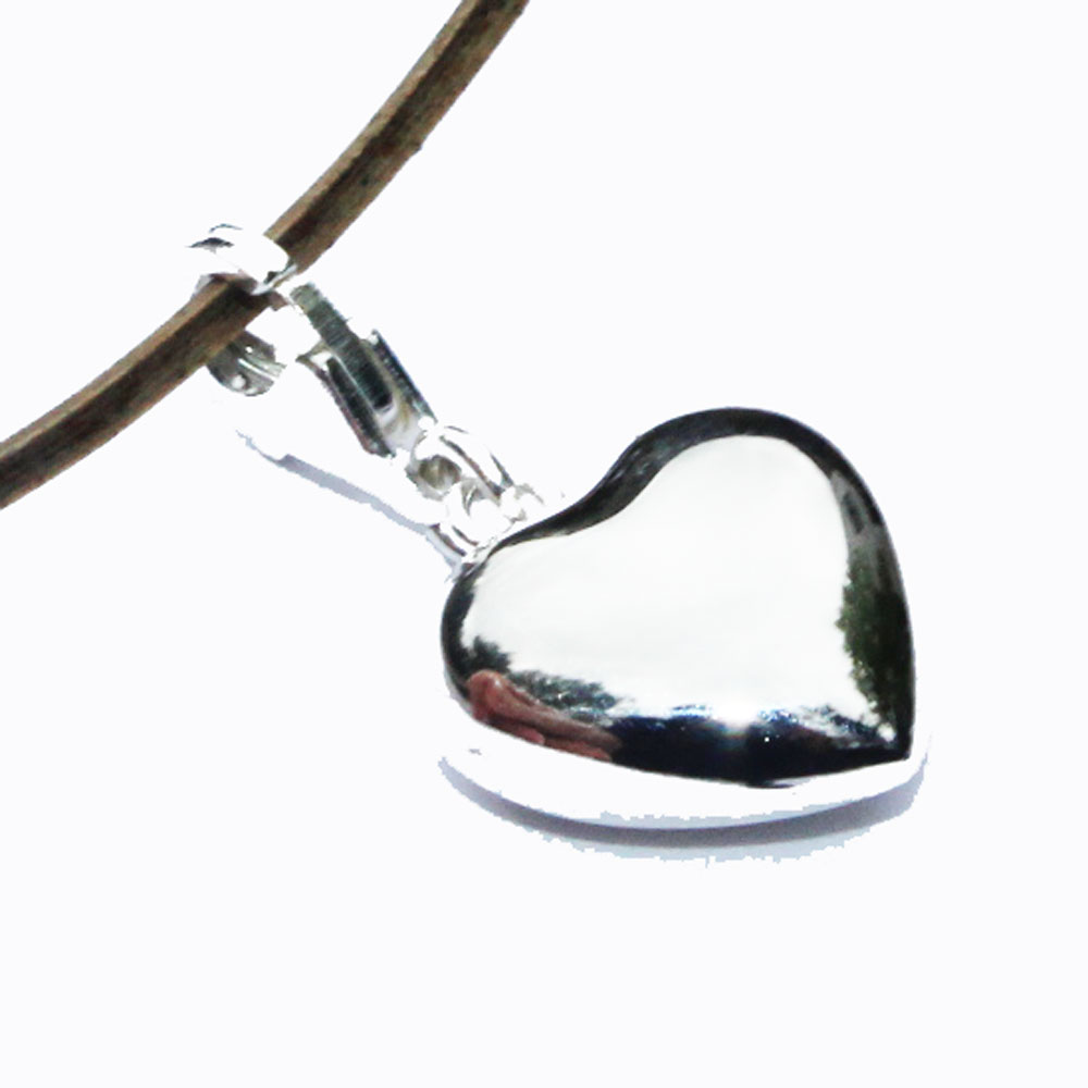 Sterling Silver Heart Charm 