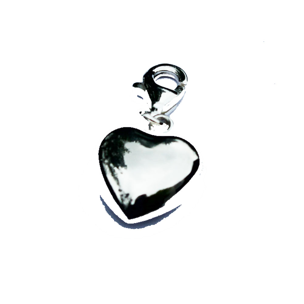 Sterling Silver Heart Charm 