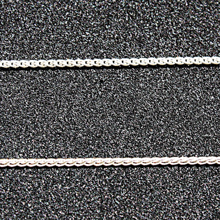 Sterling Silver Spiga Chain 18 inch.