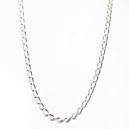 Sterling Silver Trace Chain 16 inch.