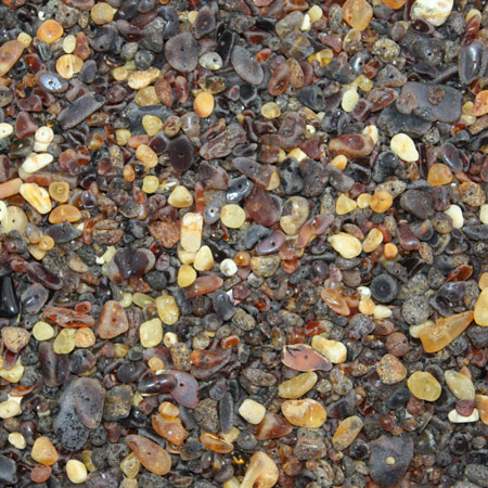 Unpolished Amber Beads-Mix