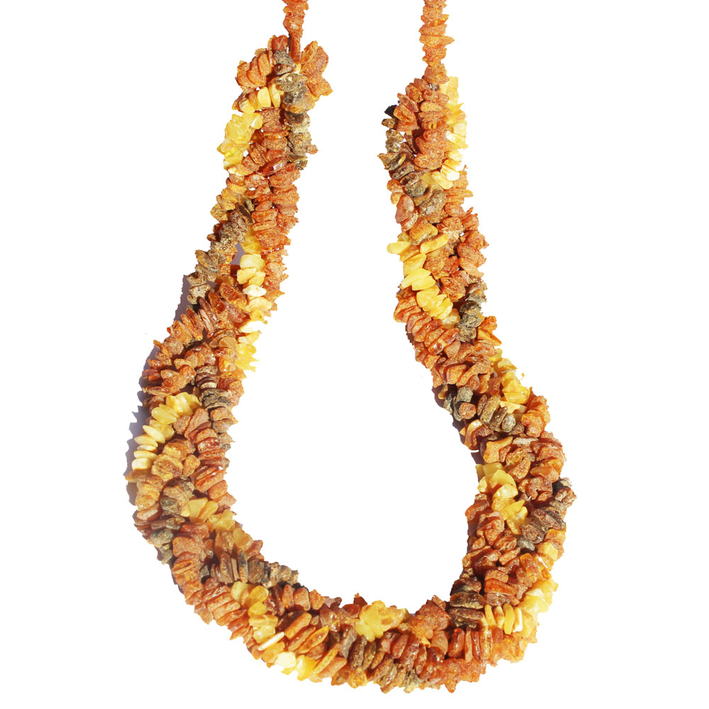 Unpol Multi Amber Necklace Triple